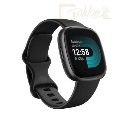 Okosóra Fitbit Versa 4 Black/Graphite Aluminum - FB523BKBK