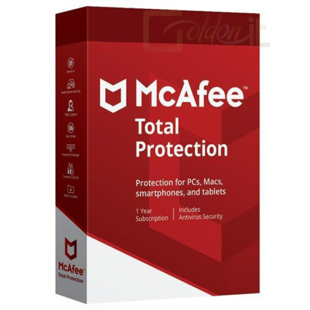 Vírusvédelem McAfee Total Protection 1 Device 2022 - TOTAL PROT 1 DEV