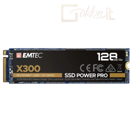 Winchester SSD Emtec 128GB M.2 2280 NVMe X300 Power Pro - ECSSD128GX300