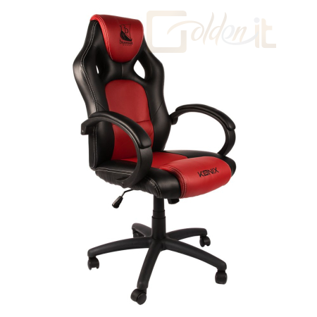Gamer szék KONIX Drakkar Jötun Gaming Chair Black/Red - KX-DK-GC-JOTUN