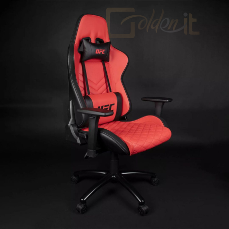 Gamer szék KONIX UFC Premium Gaming Chair Black/Red - KX-UFC-GC-STD