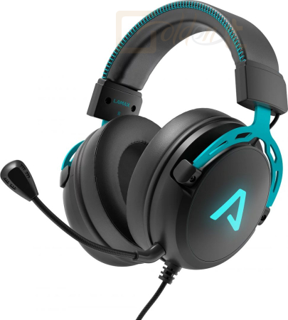 Fejhallgatók, mikrofonok Lamax Heroes Defender 1 Gamer Headset Black - LMXHDE1