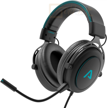 Fejhallgatók, mikrofonok Lamax Heroes General 1 Gamer Headset Black - LMXHGE1