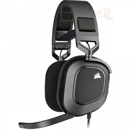 Fejhallgatók, mikrofonok Corsair HS80 RGB Gaming Headset Black - CA-9011237-EU