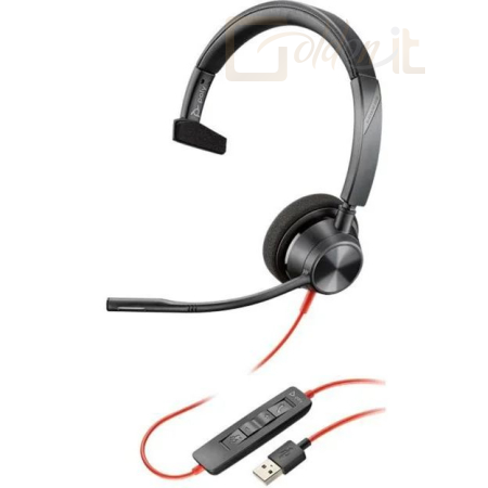 Fejhallgatók, mikrofonok Poly Plantronics Blackwire C3310 Headset Black - 213928-01