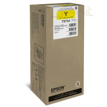 Nyomtató - Tintapatron Epson T9734 (XL) Yellow tintapatron - C13T973400