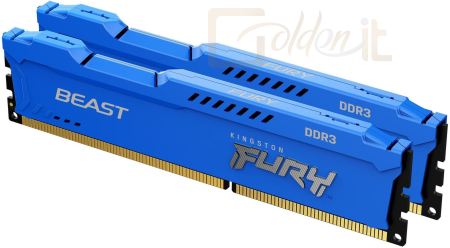 RAM Kingston 16GB DDR3 1600MHz Kit(2x8GB) Fury Beast Blue - KF316C10BK2/16