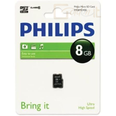 USB Ram Drive Philips 8GB MicroSDHC Class10 UHS-1 U1 - PH669036