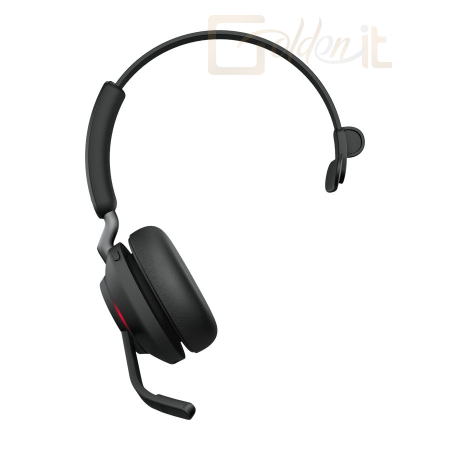 Fejhallgatók, mikrofonok Jabra Evolve2 65 MS Teams Mono Bluetooth Headset Black - 26599-899-899