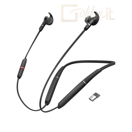 Fejhallgatók, mikrofonok Jabra Evolve 65E UC Headset Black + Link 370 - 6599-629-109