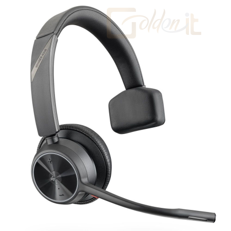 Fejhallgatók, mikrofonok Poly Plantronics Voyager 4310 MS Mono without Charge Stand Wireless Headset Black - 218470-02