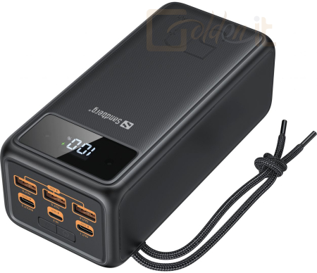 Powerbank vésztöltők Sandberg Powerbank USB-C PD 130W 50000 50000mAh PowerBank Black - 420-75