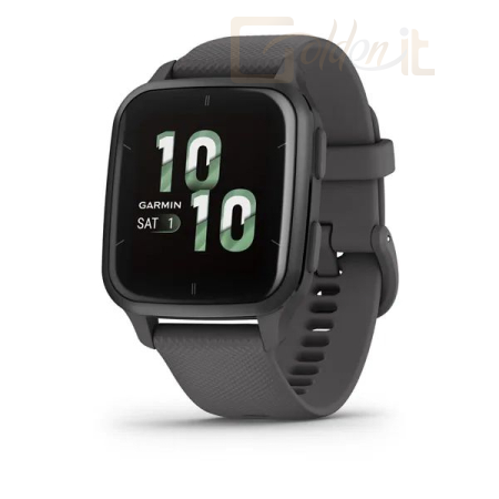 Okosóra Garmin Venu Sq 2 Slate Aluminium Bezel with Shadow Grey Case and Silicone Band - 010-02701-10