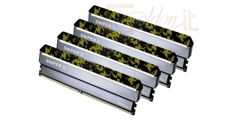 RAM G.SKILL 32GB DDR4 3200MHz Kit(4x8GB) Sniper X Digital Camo - F4-3200C16Q-32GSXKB