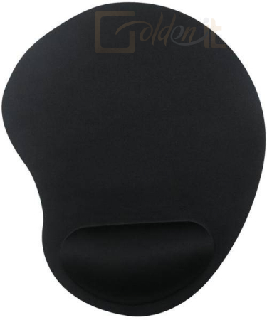Egérpad - Gembird Mouse Pad with WristSupport Black