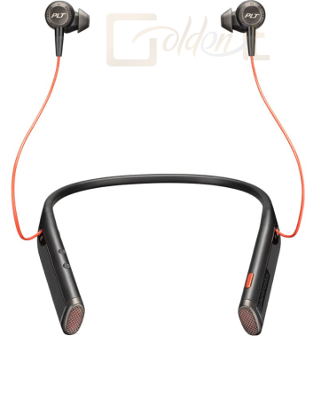 Fejhallgatók, mikrofonok Poly Plantronics Voyager 6200 UC Bluetooth Nackband Headset Black - 208748-101