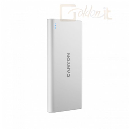 Powerbank vésztöltők Canyon CNE-CPB1008W 10000mAh PowerBank White - CNE-CPB1008W