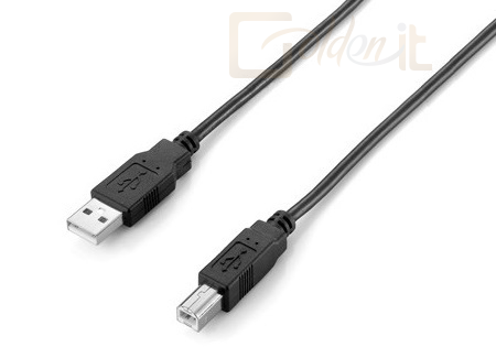 Kábel - VCOM kábel USB 2.0 printerkábel 5.0M fekete, prémium (AMBM) CU201B