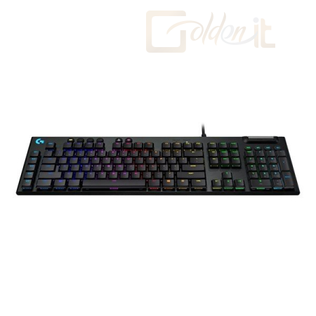 Billentyűzet Logitech G815 LightSync RGB mechanical gamer keyboard Carbon US - 920-008992