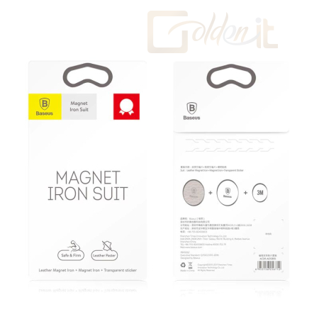 Okostelefon kiegészítő Baseus Magnet iron Suit  2db Silver - ACDR-A0S