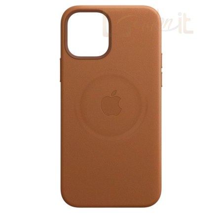 Okostelefon kiegészítő Apple iPhone 12 / 12 Pro Leather Case with MagSafe Brown - MHKF3ZM/A