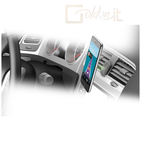 Okostelefon kiegészítő Cellularline Magnetic adhesive holder MAG4 HANDY FORCE, black - MAG4HANDYFORCE