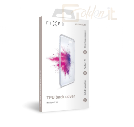 Okostelefon kiegészítő FIXED TPU telefontok Apple iPhone 5/5S/SE telefonhoz, átlátszó - FIXTCC-002