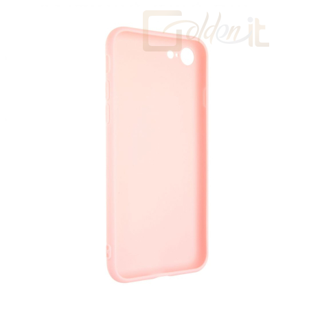 Okostelefon kiegészítő FIXED gumírozott tok Apple iPhone 7/8/SE (2020) készülékhez, rózsaszín - FIXST-100-PK