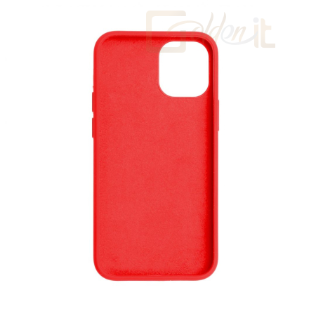 Okostelefon kiegészítő FIXED Hátlap Flow Apple iPhone 12 mini Piros - FIXFL-557-RD