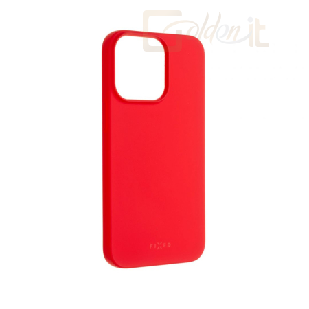 Okostelefon kiegészítő FIXED gumírozott telefontok Apple iPhone 13 Pro készülékhez, piros - FIXST-793-RD