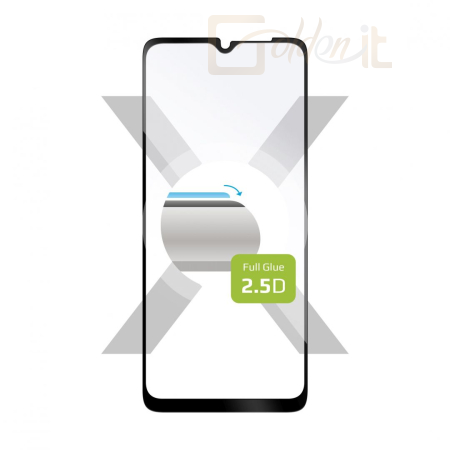 Okostelefon kiegészítő FIXED Full Cover 2,5D Üvegfólia Samsung Galaxy A13/A13 5G,Fekete - FIXGFA-871-BK