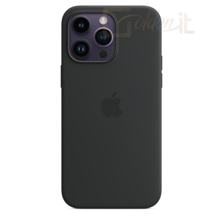 Okostelefon kiegészítő Apple iPhone 14 Pro Max Silicone Case with MagSafe Midnight - MPTP3
