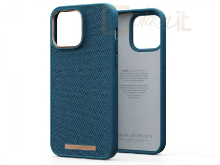 Okostelefon kiegészítő Njord Fabric Tonal Case iPhone 14 Pro Max Deep Sea - NA44TN01