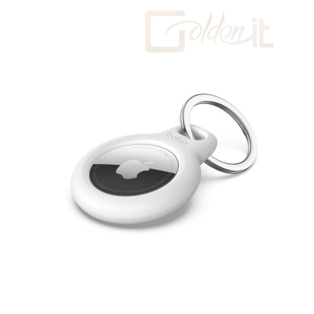 Okostelefon kiegészítő Belkin Secure Holder with Key Ring for AirTag White - F8W973btWHT