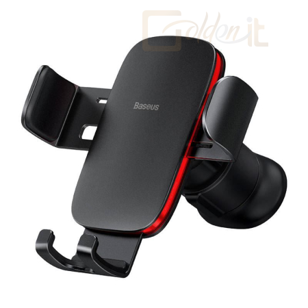 Okostelefon kiegészítő Baseus Metal Age II Gravity Car Mount Black - SUJS000001