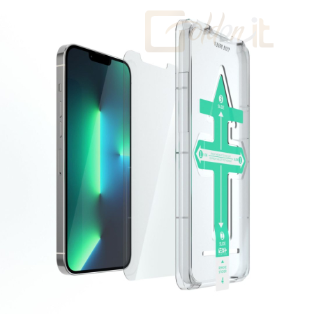 Okostelefon kiegészítő Next One Screen Protector Üvegfólia iPhone 13 Mini Clear - IPH-5.4-2021-TMP