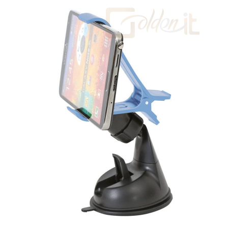 Okostelefon kiegészítő Platinet Omega Univerzális autós okostelefon tartó Black/Blue - OUCHABBL