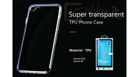 Okostelefon kiegészítő BlackBird BH1030 iPhone X/XS Super Transparent TPU case - BH1030