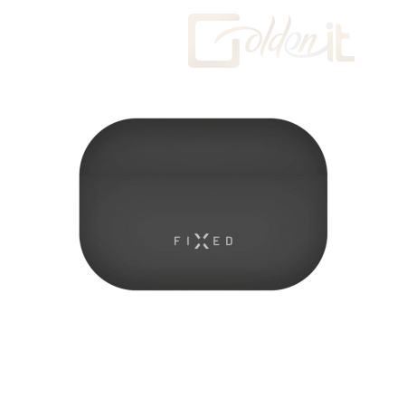 Okostelefon kiegészítő FIXED Silky for Apple AirPods Pro 2, black - FIXSIL-999-BK