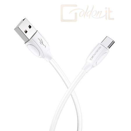 Kábel - BOROFONE BX19 USB Type-C Cable 1m White