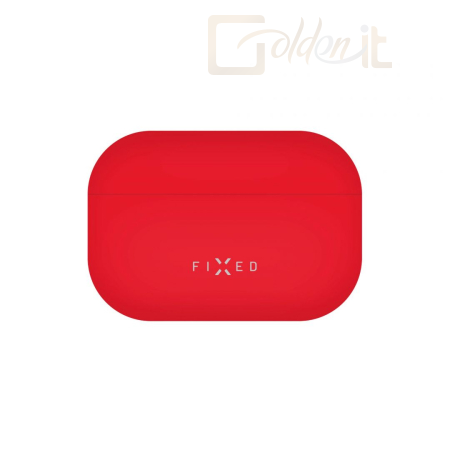 Okostelefon kiegészítő FIXED Silky for Apple AirPods Pro 2, red - FIXSIL-999-RD