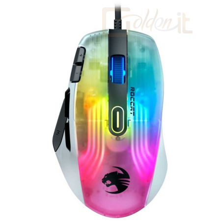 Egér Roccat Kone XP RGB Gaming Mouse White - ROC-11-425-02