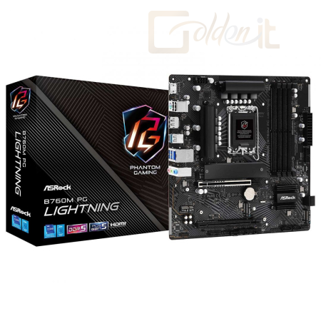 Alaplapok ASRock B760M PG Lightning - 90-MXBM20-A0UAYZ