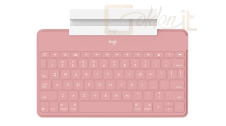 Billentyűzet Logitech Keys To Go Wireless Bluetooth Keyboard Pink US - 920-010176