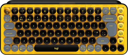 Billentyűzet Logitech POP Keys Wireless Mechanical Keyboard Blast UK - 920-010573
