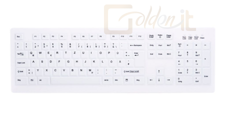 Billentyűzet Cherry AK-C8100 Active Key Keyboard White UK - AK-C8100F-FUS-W/UK
