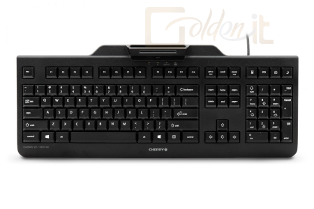 Billentyűzet Cherry KC 1000 SC billentyűzet Black US - JK-A0100EU-2
