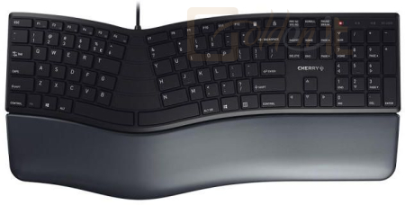 Billentyűzet Cherry KC 4500 Ergo billentyűzet Black US - JK-4500EU-2