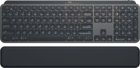 Billentyűzet Logitech MX Keys S Plus Keyboard with Palm Rest Graphite US - 920-011589