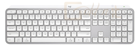 Billentyűzet Logitech MX Keys S Keyboard Pale Grey US - 920-011588
